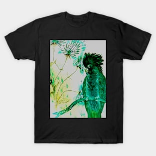 black green parrot cockatoo T-Shirt